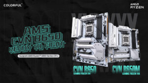 Colorful ra mắt bo mạch chủ CVN B650M Gaming Frozen dành cho dòng chip AMD Ryzen 8000 Series