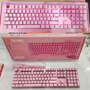Bàn Phím Cơ DareU EK810 Pink: Bàn Phím Cơ "Cưng Xỉu" Cho Nàng Gamer!
